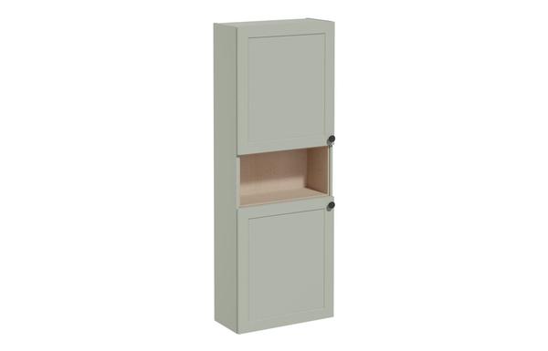 VitrA Root Classic 55cm 2 Door Semi-Tall Unit (LH Hinge) - Matt Retro Green